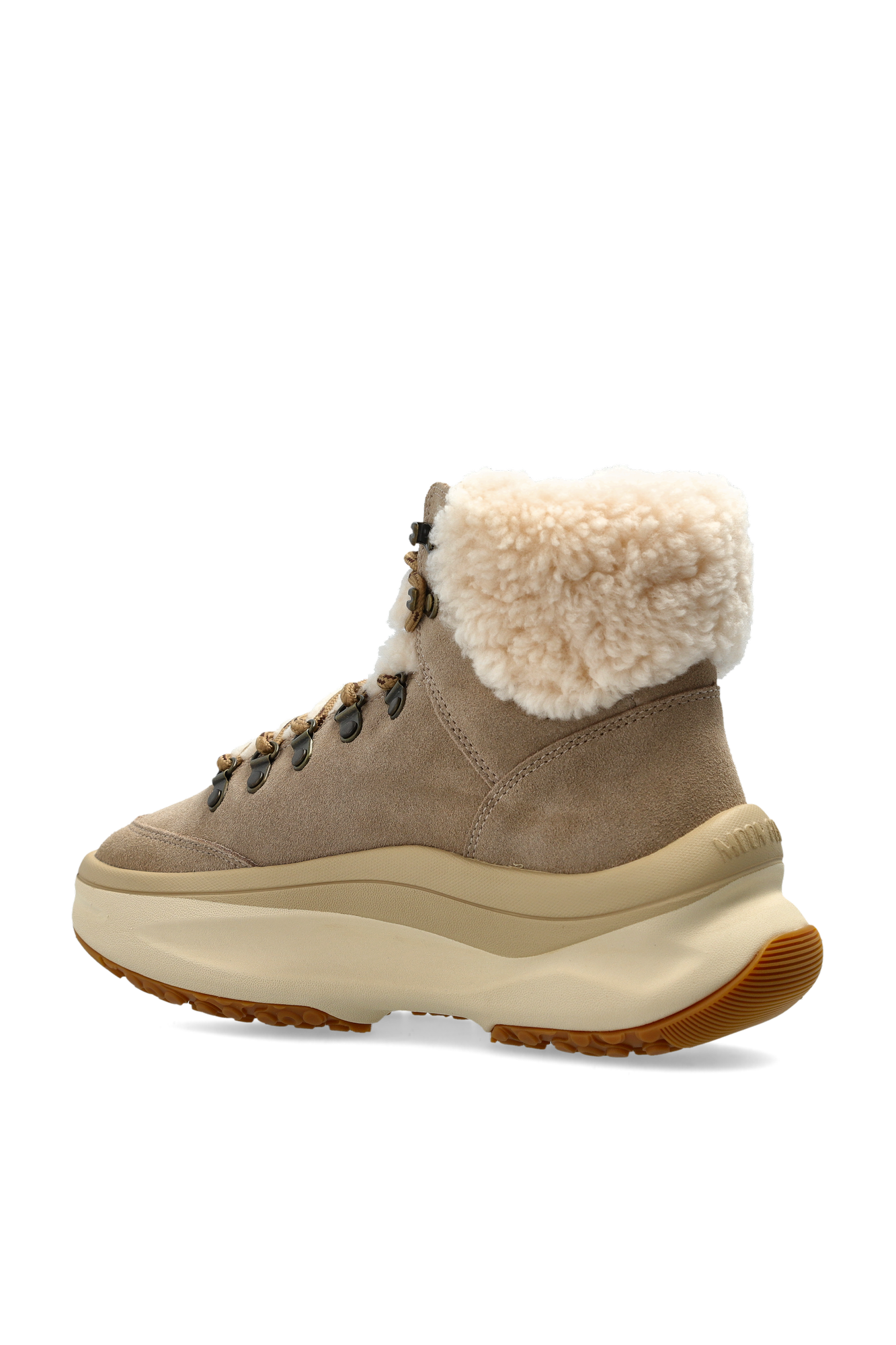 MOON BOOT シルバー ハイカットムートンブーツ Moon Boot 'MB MOON247 CITY SHEARLING MID' snow boots | Women's